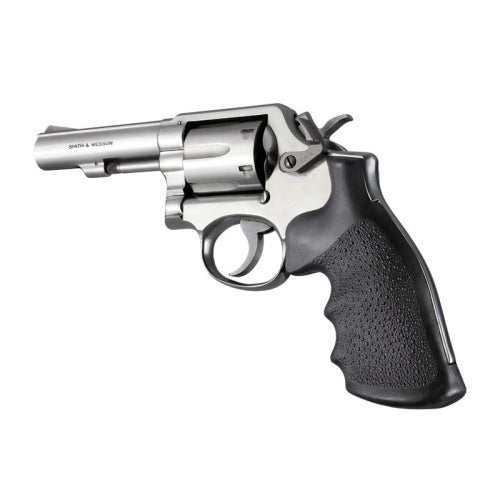 Hogue S&W K or L Frame Square Butt OverMolded Nylon Full Size Grip - Black