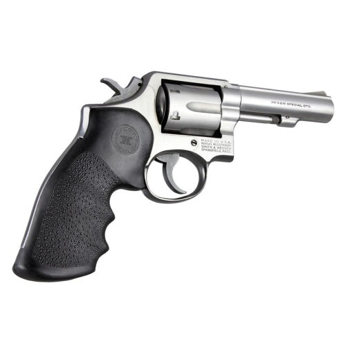 Hogue S&W K or L Frame Square Butt OverMolded Nylon Full Size Grip - Black