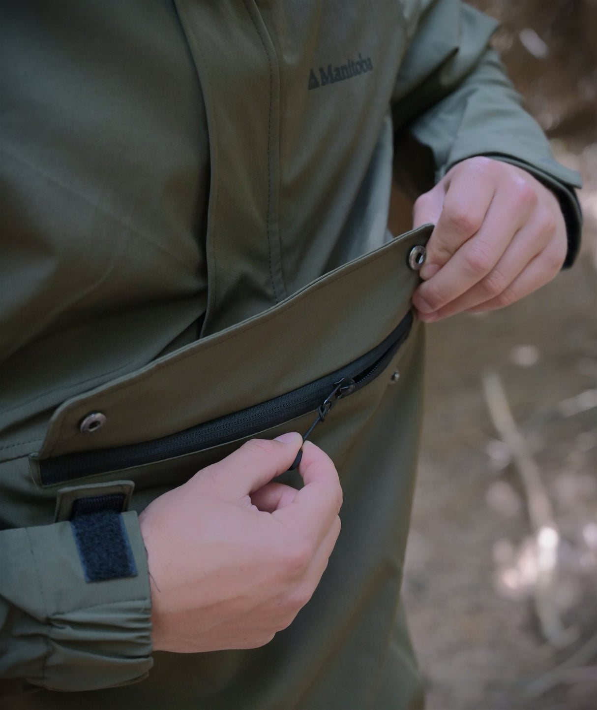 Manitoba Jacket Storm Compact 3 Green - Medium