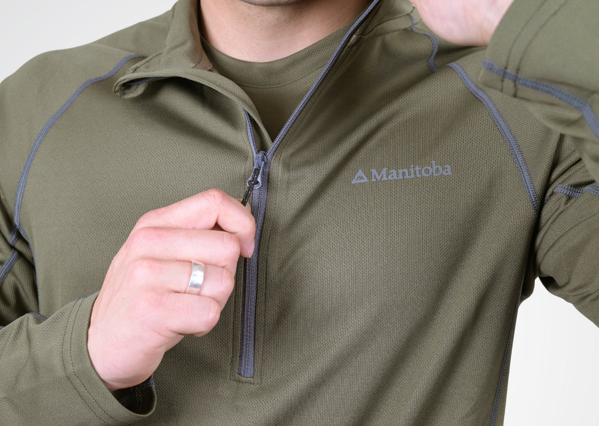 Manitoba Top Pursuit Olive (Long Sleeve) V2 - Large