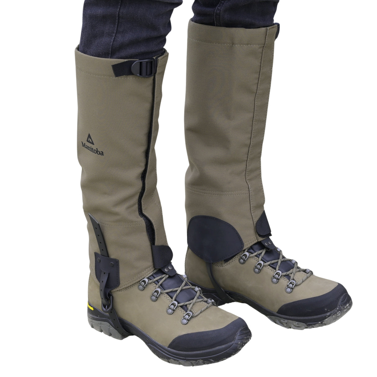 Manitoba Bluff Gaiters Dark Khaki - Large