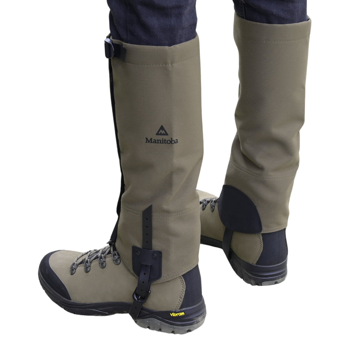 Manitoba Bluff Gaiters Dark Khaki - Large