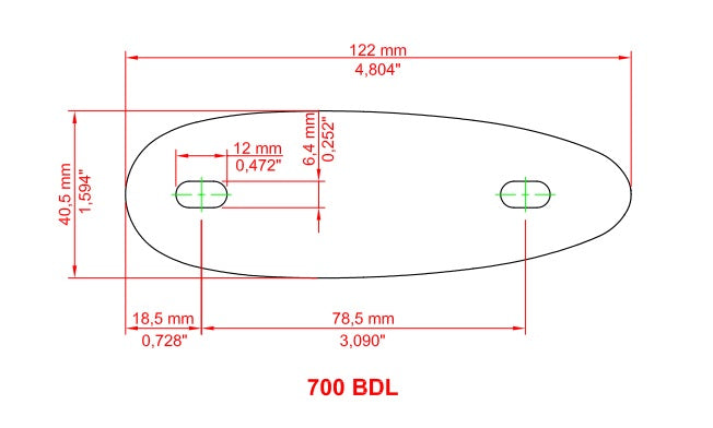 Cervellati Microcell Recoil Pad for Remington 700 BDL etc Black