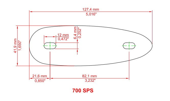 Cervellati Microcell Recoil Pad for Remington 700 SPS etc Black