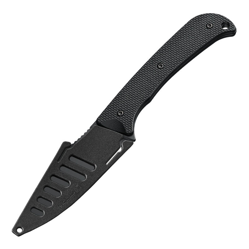 Hogue Extrak Knife 3.3" Fixed Clip Point Blade CPM M4 - Black Cerakote - G10 Solid Black Peel Ply