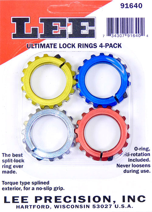 Lee Ultimate Lock Rings - 4 Pack