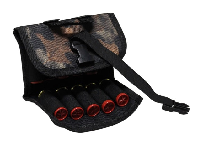 Pro-Tactical Ammo Wallet 12 Rounds Camo 12G with Clip