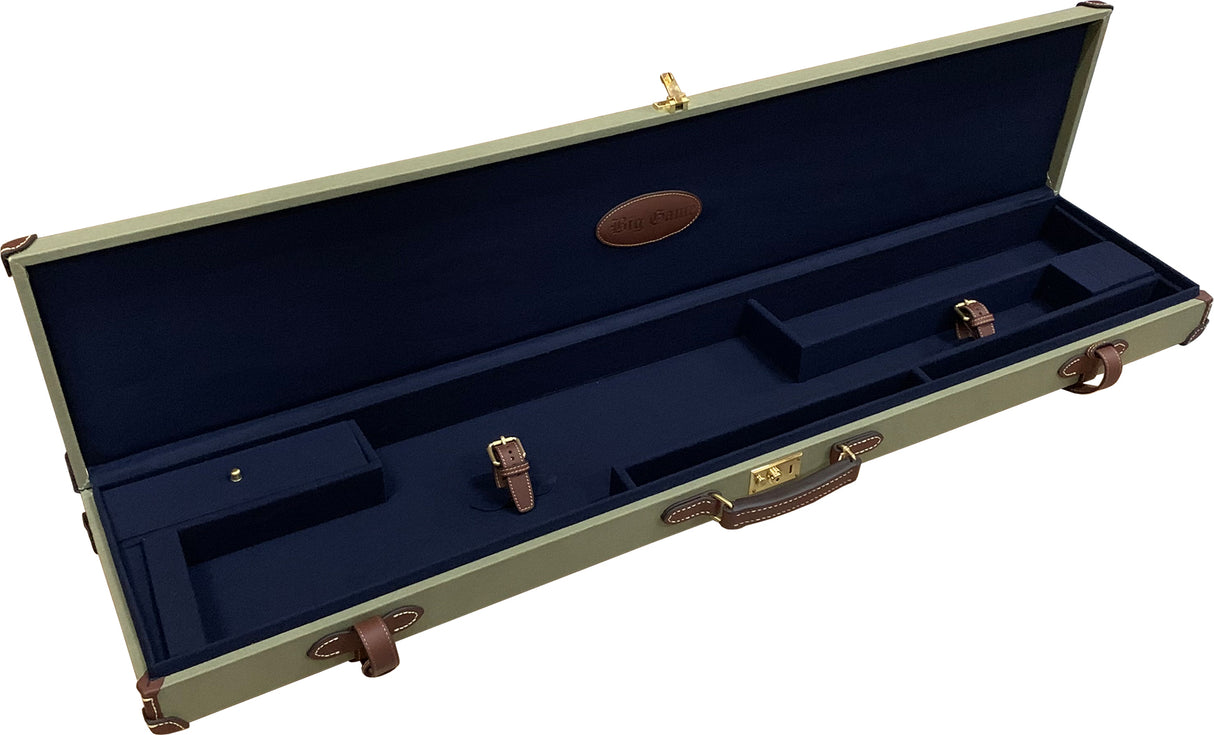 Pro-Tactical Big Game Dlx Leather & Canvas Rifle Hard Case