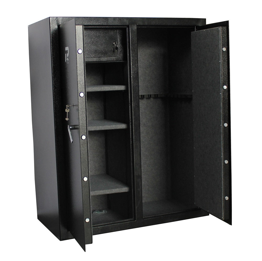 Pro-Tactical Executive 15 Gun Double Door Safe Key Lock