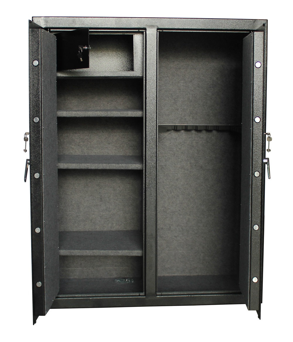 Pro-Tactical Executive 15 Gun Double Door Safe Key Lock