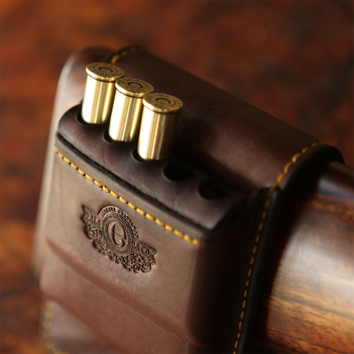 Els Leather The Kimberly Stock Cartridge Pouch African Large