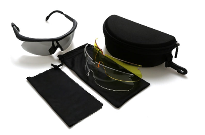 Earmor Hardcore Shooting Glasses Set (3 Lens) - Yellow, Smoke, Clear