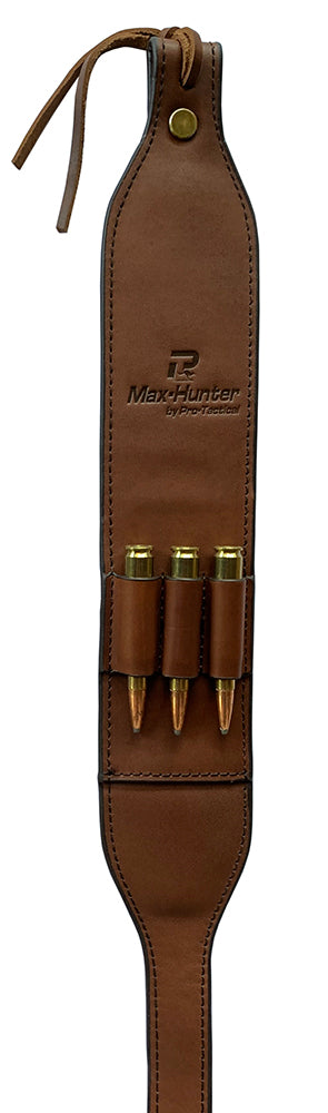 Pro-Tactical Big Game Trad. Leather Gun Sling Ammo Loops
