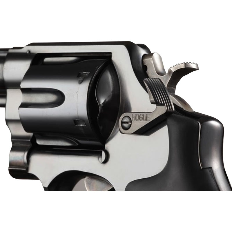 Hogue Extended Cylinder Release - S&W Long Blued