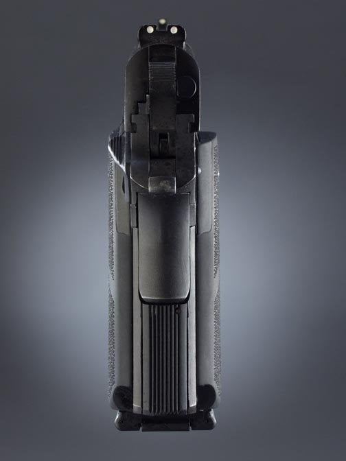 Hogue Para Ordnance P-12 Rubber Grip with Finger Grooves Black