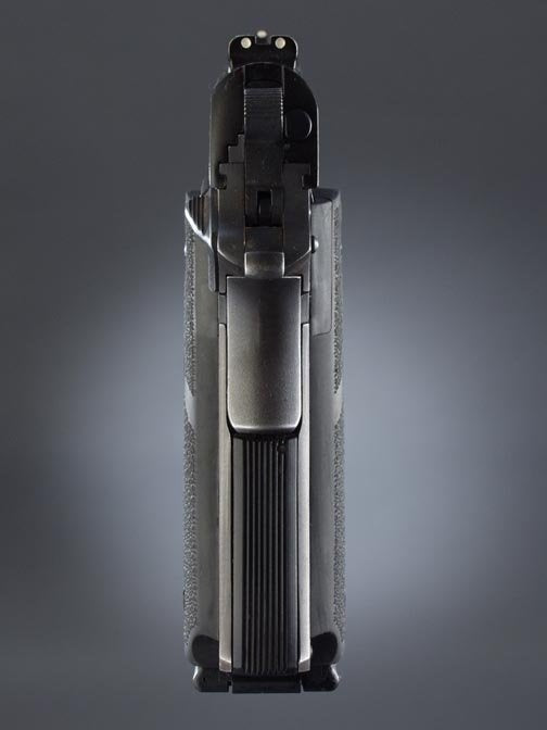 Hogue Para Ordnance P-14 Rubber Grips with Finger Grooves Black