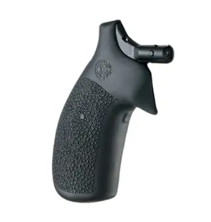 Hogue Laser Enhanced Rubber OverMolded Handgun Grip - S&W K-Frame Round Butt