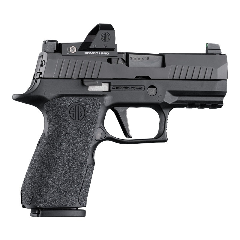 Hogue Wrapter Grit Adhesive Grip - Sig Sauer P320 9 / 40 / 357 - Black - X5 Grip Module Compact