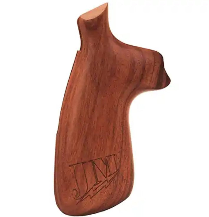 Hogue S&W N Frame Round Butt Conversion - Smooth - PAU FERRO - w/ Miculek M Sight Logo