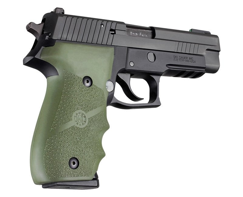 Hogue SIG Sauer P226 Rubber W/ Finger Grooves OD Green