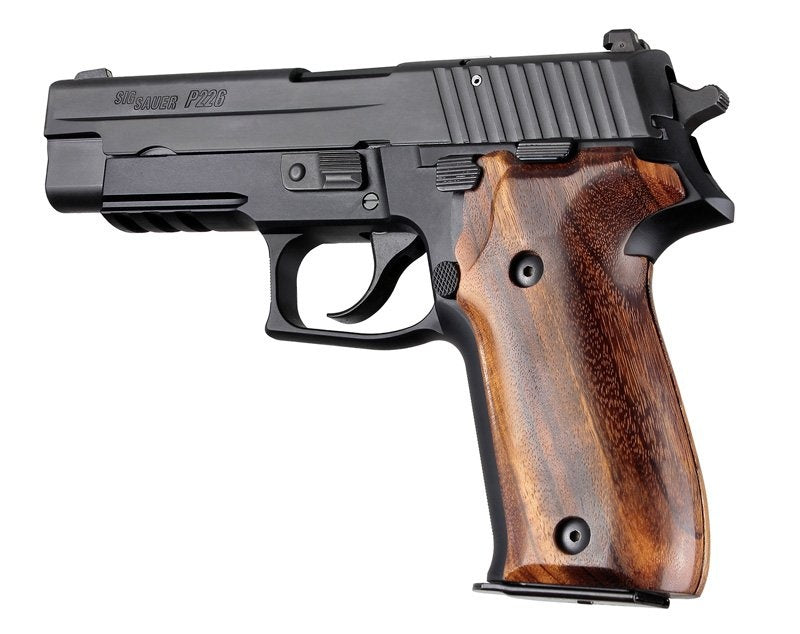 Hogue SIG Sauer P226 Hardwood Grips - Smooth - GONCALO