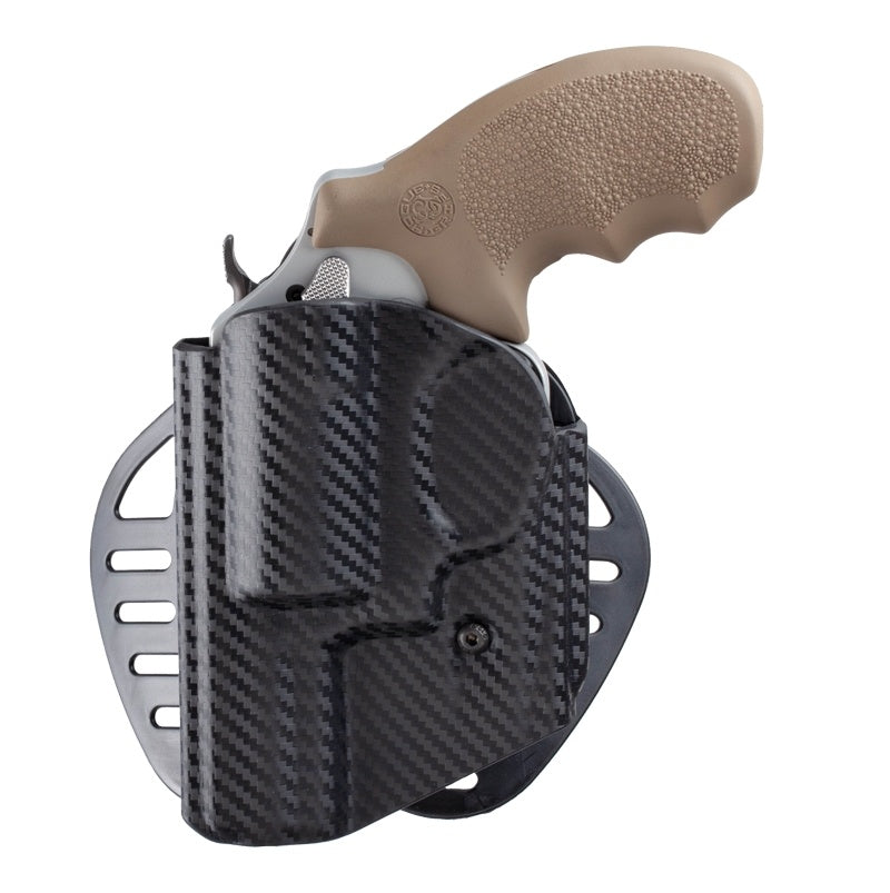 Hogue ARS Stage 1- Carry Holster (Left Hand) for S&W J-Frame - Carbon Fibre Weave