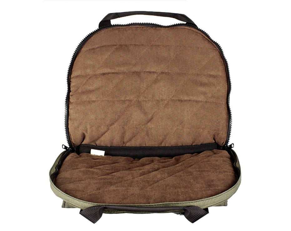 Hogue Pistol Range Bag - Medium with Magazine Pouch - OD Green (9"x12")