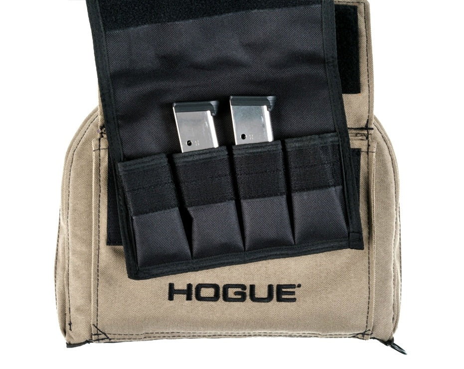 Hogue Pistol Range Bag - Medium with Magazine Pouch - FDE (9"x12")
