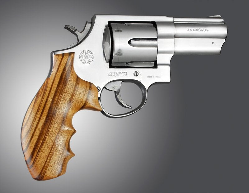 Hogue Taurus Med. & Lg. Round Butt - Smooth - GONCALO - w/ Finger Grooves