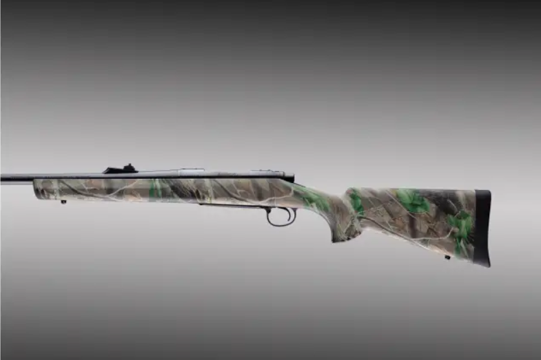 Hogue Ruger 77 MKII Long Action Heavy/Varmint Barrel Pillar Bed Stock Hardwoods Camo
