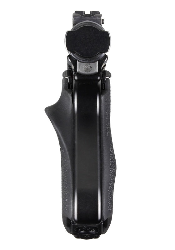 Hogue Ruger MKIV Rubber Grip with Finger Grooves and Right Hand Thumb Rest Black