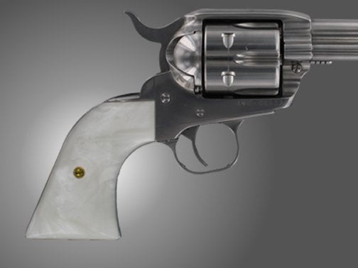Hogue Ruger New XR3 Blackhawk/Vaquero - WHITE PEARL - Cowboy Panels