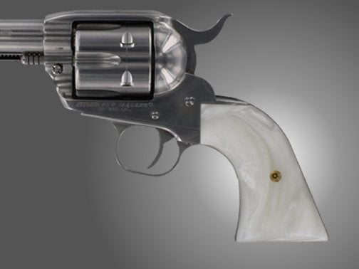 Hogue Ruger New XR3 Blackhawk/Vaquero - WHITE PEARL - Cowboy Panels