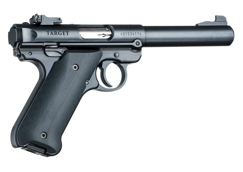 Hogue Ruger MK IV - Smooth - G10 SOLID BLACK