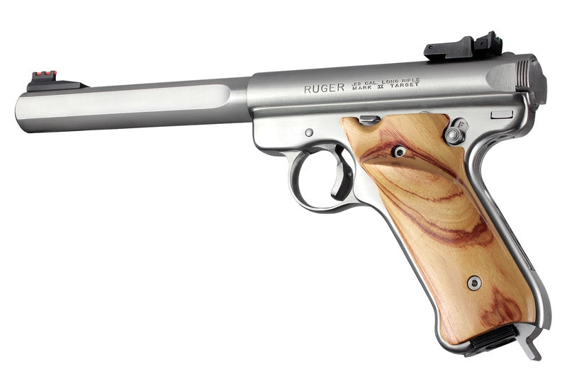 Hogue Ruger MK II - Smooth - TULIPWOOD - Right Hand Thumb Rest