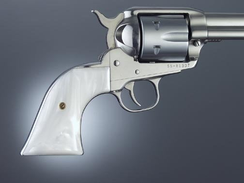 Hogue Ruger Blackhawk/Vaquero - WHITE PEARL - Cowboy Panels