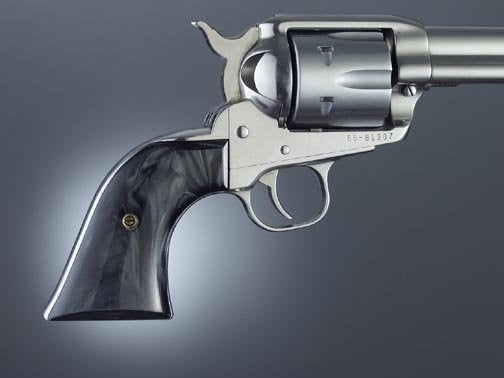 Hogue Ruger Blackhawk/Vaquero - BLACK PEARL - Cowboy Panels
