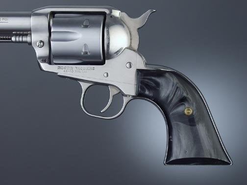 Hogue Ruger Blackhawk/Vaquero - BLACK PEARL - Cowboy Panels