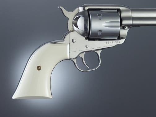 Hogue Ruger Blackhawk/Vaquero - IVORY POLYMER - Cowboy Panels