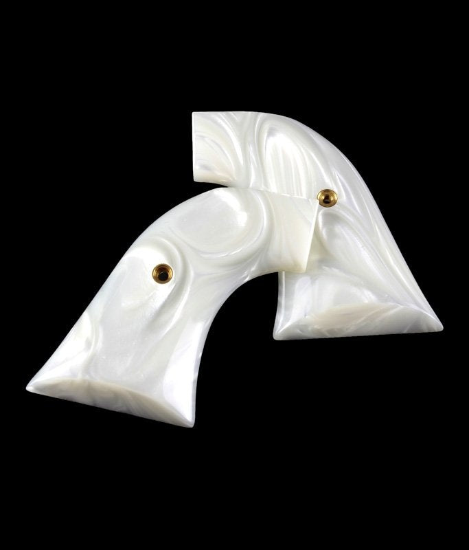 Hogue Ruger Super Blackhawk - WHITE PEARL - Cowboy Panels