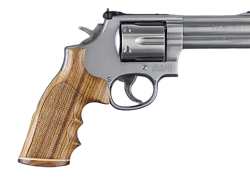 Hogue Ruger Security Six - Goncalo - Stripe Cap Checkered - w/ Finger Grooves