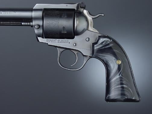 Hogue Ruger Bisley, Ruger Blackhawk, Super Blackhawk and Vaquero - BLACK PEARL - Cowboy Panels