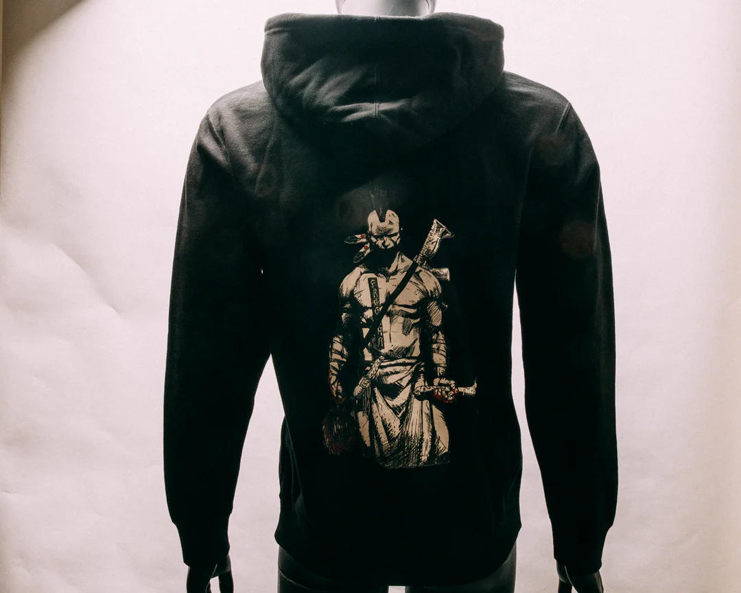 Half Face Blades Scalper Logo Hoodie (Black) - M