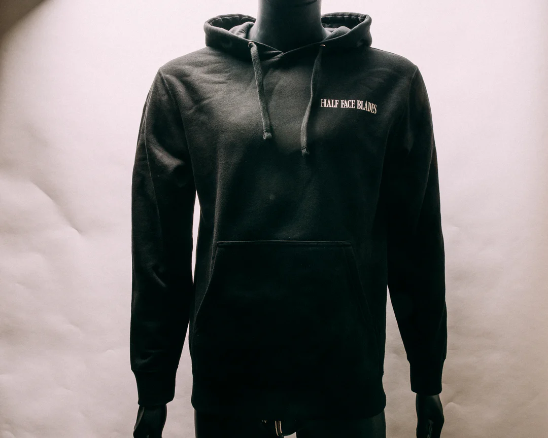Half Face Blades Scalper Logo Hoodie (Black) - M
