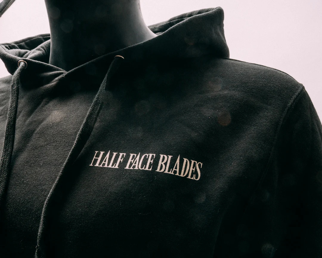 Half Face Blades Scalper Logo Hoodie (Black) - M
