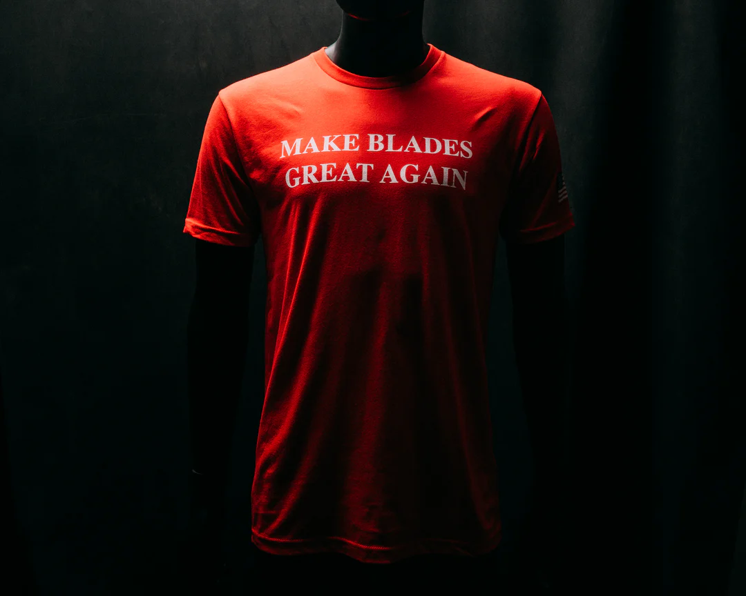 Half Face Blades Make Blades Great Again T-Shirt - L