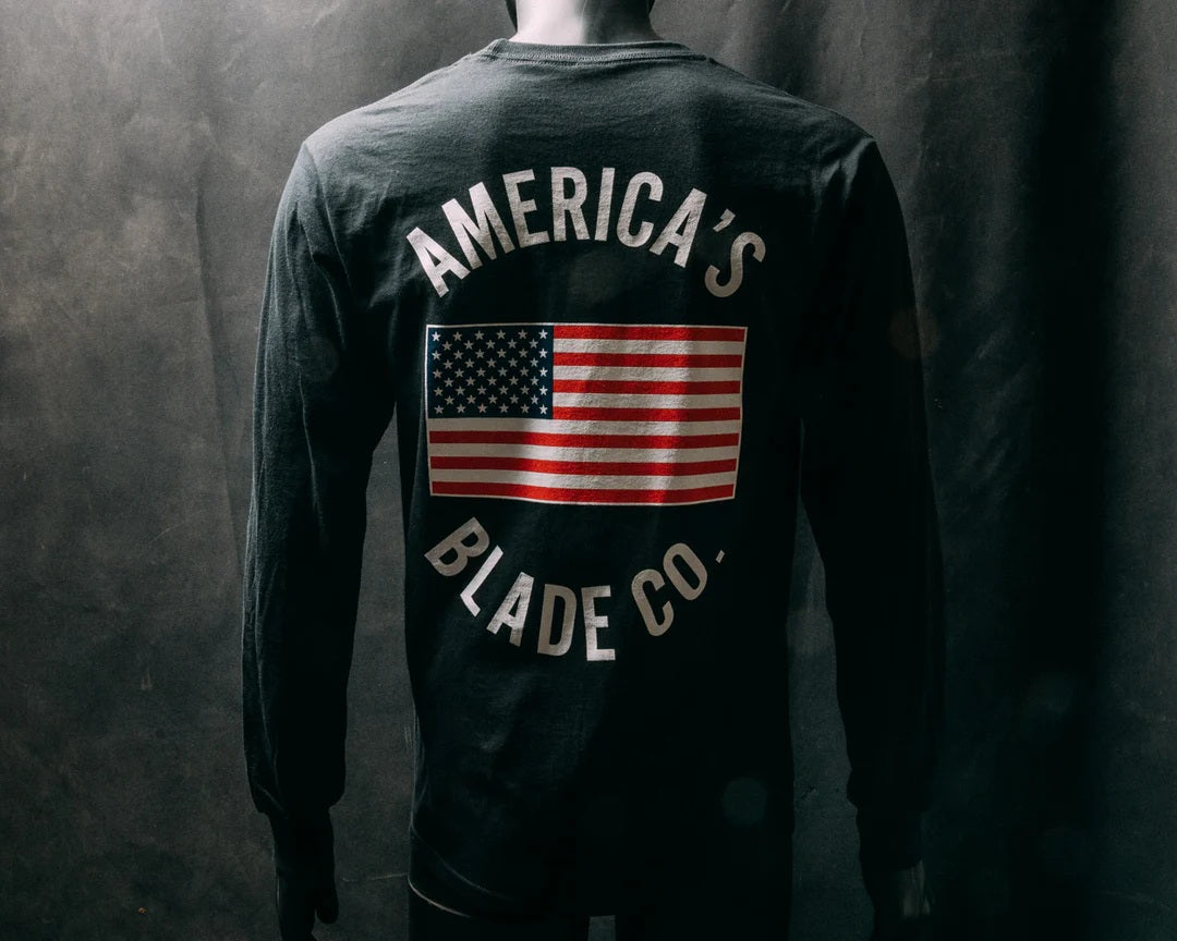 Half Face Blades American Blade Co. Long Sleeve Shirt - M