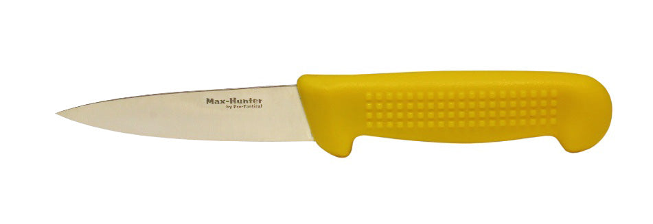 Pro-Tactical Sticking Knife 4.5 Inch Blade Yellow Handle