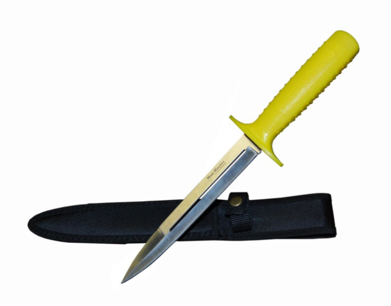 Pro-Tactical Pig Sticker Knife - 8.25 Blade with Yellow PP Handle