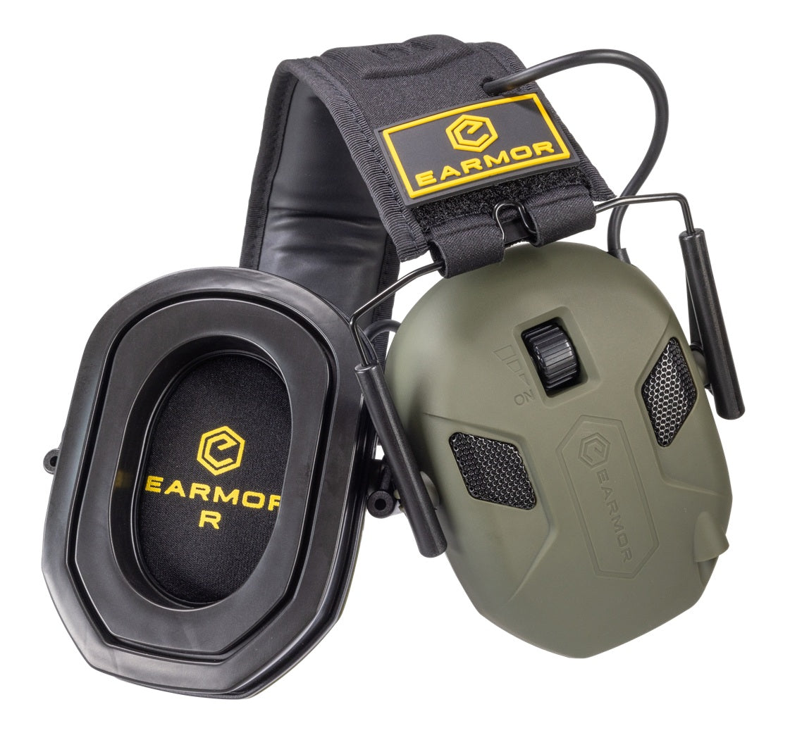 Earmor M300X Electronic Earmuffs - Foliage Green